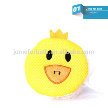 Promotional wholesale nylon mesh sponge animal sponge